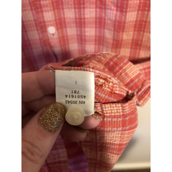 Izod button up blouse size M - Picture 5 of 6